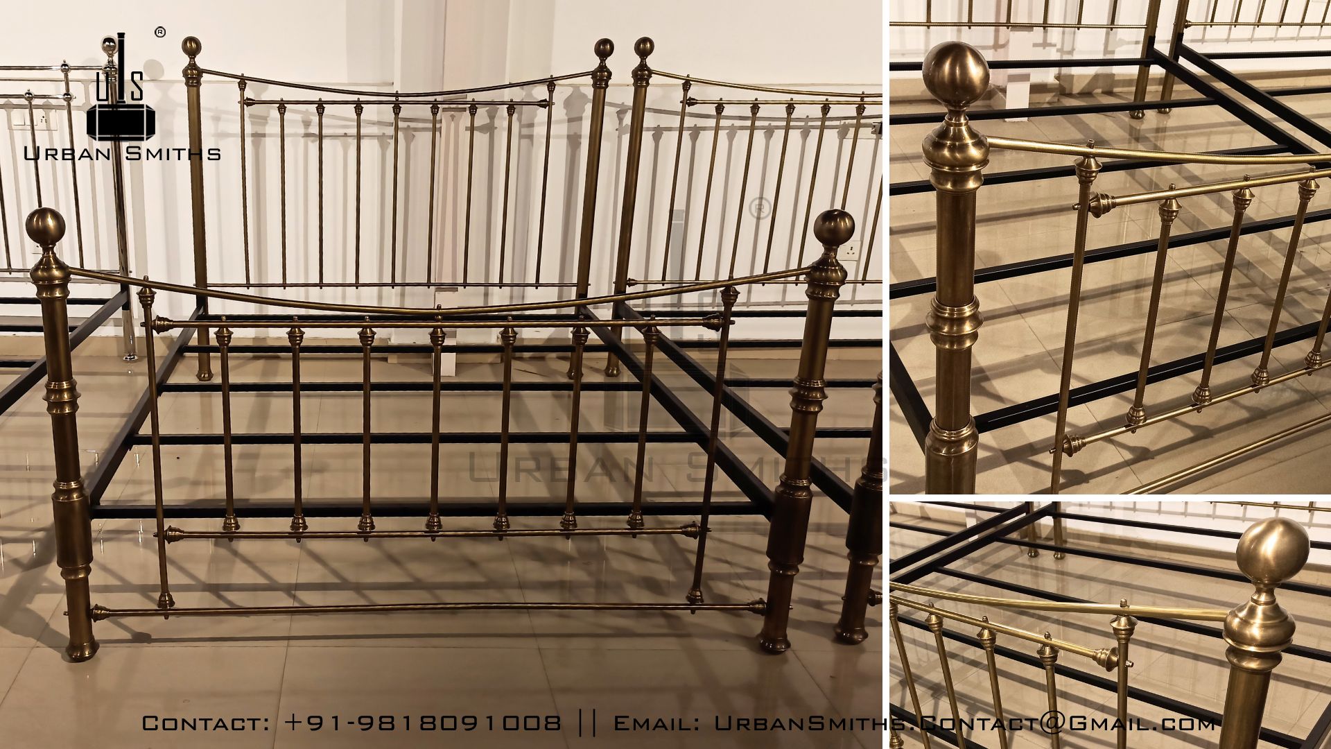 Brass Bed Frame Antique, Brass Beds in Delhi